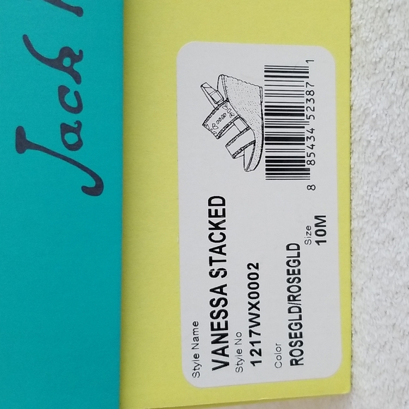 New Jack Rogers Vanessa Stacked Heel Wedge Sandals - Picture 9 of 9